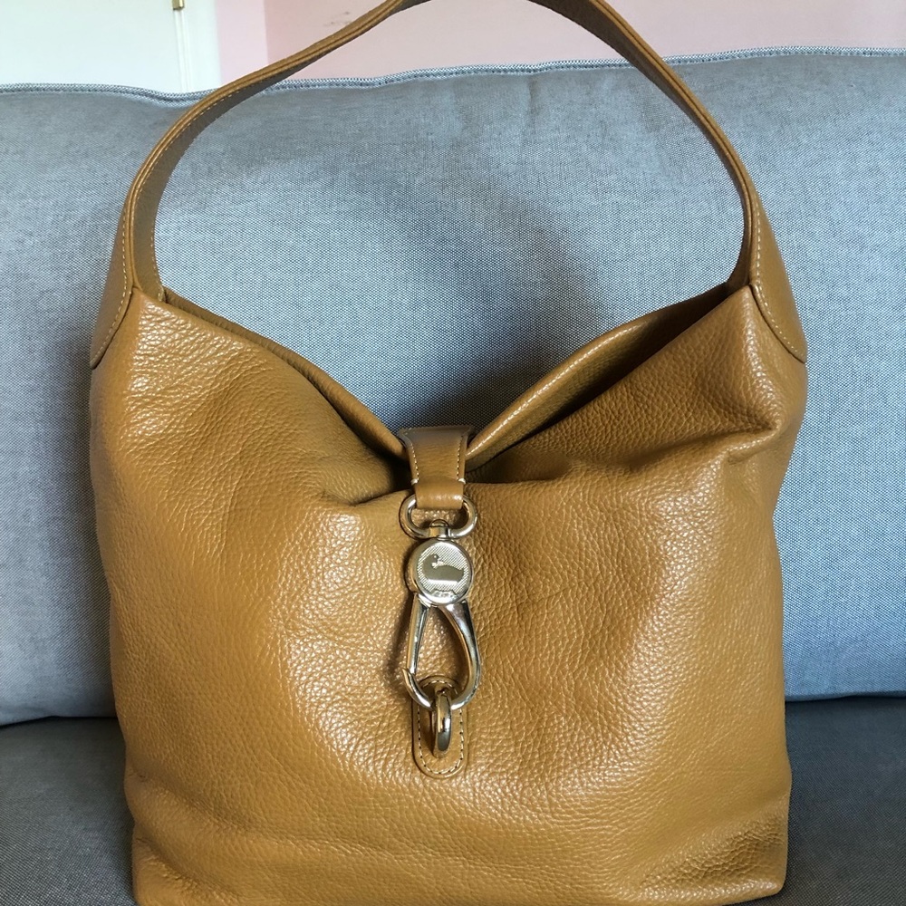 Dooney & Bourke Belvedere Logo Lock Shoulder Bag